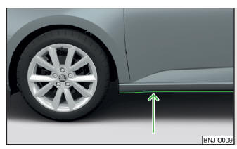 Fig. 124 Altura de água máxima nas passagens por uma poça