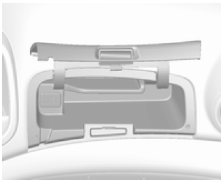 Compartimentos de arrumação no painel de instrumentos