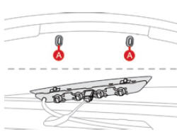 Substituir a terceira luz de travagem (4 lâmpadas W5W)