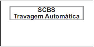 Ecrã da Operação Automática dos Travões