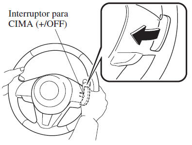 Utilizar o comando da caixa de velocidades no volante