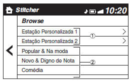 Lista de Estações